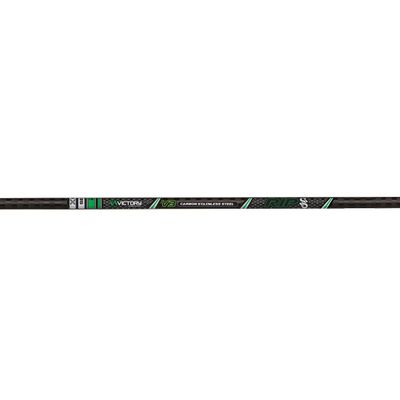Victory Archery RIP SS 0.204" Small Diameter Hunting Arrow (Spine: 250, 12 Pack Bare Shafts, Straightness 0.003 - Gamer - Green)