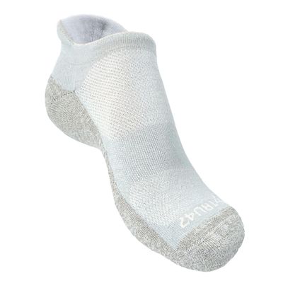 TRU47 Grounding & Earthing Products | Low Cut Grounding Cotton Socks | Silver Infused Breathable Socks Made With 99.99% Pure Silver Cotton (Large, Low Cut)
