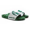 Hype NCAA Team Graphic and Color Unisex Quick Dry Slydr Sandal, Michigan State Spartans, 16 Women/ 14 Men view 2