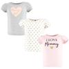 Hudson Baby Unisex Baby Short Sleeve T-Shirts, Girl Mommy, 2 Toddler view 1