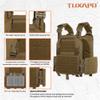 Tuxapo Tactical Molle Vest Laser Cutting Modular Lightweight Quick Release Adjustable Vests view 4