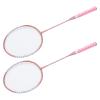 Badminton Racquet, T-Shaped Frame Anti-Slip Grip Professional Racket for Beginners Students Training School Home Gift Use view 4
