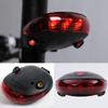 Bike Light Bicycle Back Tail with Cycling Turn Signals Red Flashing Led Light for Night Riding Safety Road view 3