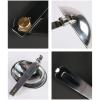 1Pc Portable Stainless Steel Outdoor Tableware Camping Folding Spoon Soup Ladle Cooking Utensils With Foldable Handle Camping Folding Spoon Folding Stainless Steel Spoon Stainless Steel Folding Spoon view 4