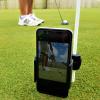 Golf Phone Holder Clip, ABS Golf Swing Record Phone Holder Clip Stand Bracket Support for Alignment Stick Training Aids(Golf Mobile Record Holder) view 2