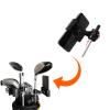 Golf Phone Holder Clip, ABS Golf Swing Record Phone Holder Clip Stand Bracket Support for Alignment Stick Training Aids(Golf Mobile Record Holder) view 4