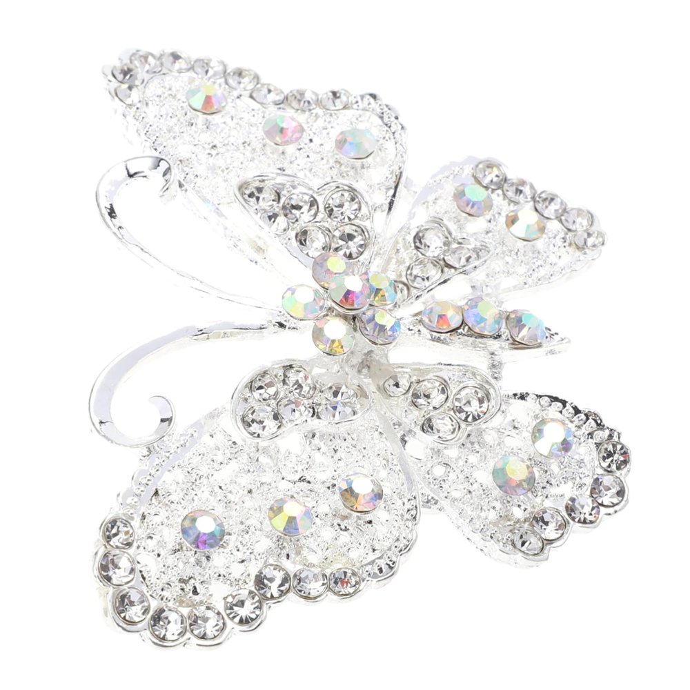 SOIMISS Butterfly Brooch Rhinestone Brooch Wedding Women Butterflies Sweater Butterflies Shirt s Fashion Bouquet Rhinestones Miss