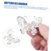 SOIMISS Butterfly Brooch Rhinestone Brooch Wedding Women Butterflies Sweater Butterflies Shirt s Fashion Bouquet Rhinestones Miss view 3