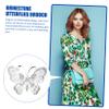 SOIMISS Butterfly Brooch Rhinestone Brooch Wedding Women Butterflies Sweater Butterflies Shirt s Fashion Bouquet Rhinestones Miss view 4