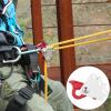 VGEBY Climbing Rope Ascender, Self Locking Fall Rope Grab Safety Rope Ascender view 4