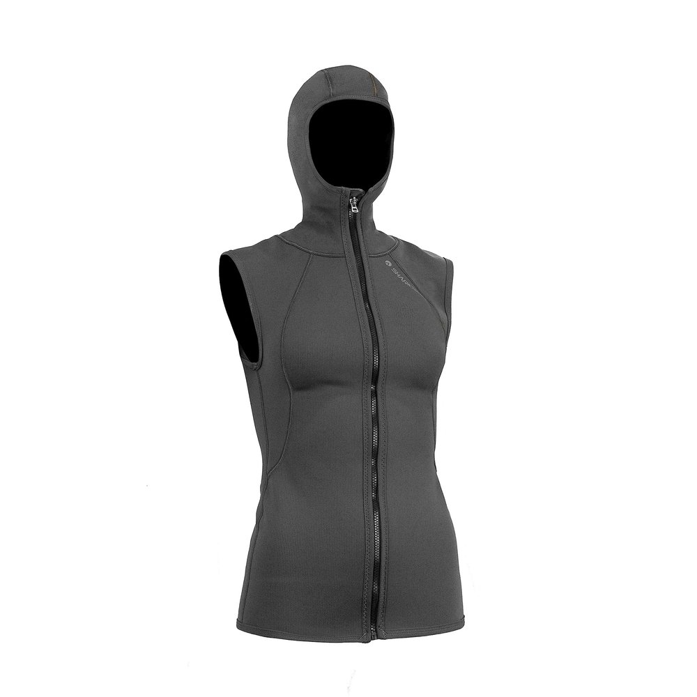 Sharkskin Titanium 2 Women's Front Zip Hooded Vest - 10