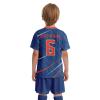 ORKY Kids Custom Soccer Jersey, Design Boys Girls Football Kit, Semi Professional Customize Shirt Short Maker (Blue 120cm) view 3