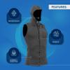 Sharkskin Titanium 2 Chillproof Vest with Hood, Full Zip Vest for Men, Ideal for Boating, Sailing, Scuba Diving, and Other Watersports, Easy to Wear view 3