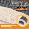 Aegend Leather Gloves for Men, Soft Warm Lining Full Hand Touchscreen Winter Gift Thermal view 2
