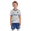 ORKY Kids Custom Soccer Jersey, Design Boys Girls Football Kit, Semi Professional Customize Shirt Short Maker (White 130cm) view 1