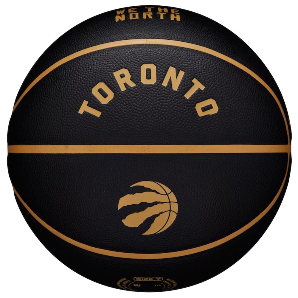 Wilson NBA Team City Collector Toronto Raptors Ball WZ4016428ID, Unisex Basketballs, Black, 7 EU