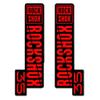 Aufkleber Gabel Fahrrad for ROCK SHOX 35 2021 Bike Fork Sticker RockShox (red) view 1