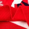 Children Boys Girls Sweatshirts Christmas Cartoon Snowman Prints Long Sleeve Warm Knitted Shawl Collar (Red, 4-5 Years) view 4