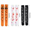Jmkcoz Halloween Thigh High Long Stockings Over Knee Spider Socks Cosplay Bat Sock, 3 Pairs Knee High Socks for Women Girls Festival Thanksgiving Party Costumes Favor view 3