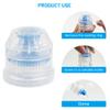 Amviner 30PCS 28mm Push Pull Cap, Replacement Water Bottle Flip Tops with Seal Tab for Smart Bottles or Soda Water Bottles view 4