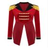 YOOJOO Ringmaster Costume Women Velvet Circus Show Lion Tamer Tailcoat Jacket Adult Halloween Costumes Red XX-Large view 1