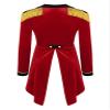 YOOJOO Ringmaster Costume Women Velvet Circus Show Lion Tamer Tailcoat Jacket Adult Halloween Costumes Red XX-Large view 2
