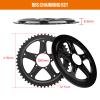 BAFANG Chainring for Mid Drive Kit : 52T Compatible with BBS02 BBS02 48V 750W 500W 350W 250W Electric Bike Mid Drive Conversion - 6.5mm Offset - with Chain Guard view 1