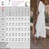 3/4 Sleeve Summer Casual Flowy Solid Color Cotton Maxi Dresses for Women Ankle Length Dress Plus Size Large Dark Blue view 4