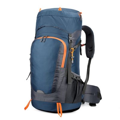 YIORYO 65L Hiking Backpack, Lightweight Travel Backpack, Camping Backpacking for Mountaineering (Gray : A)