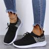 Ladmiple Walking Shoes Women Arch Support Wide Width Thick Soles Slip On Sneakers Women Walking Shoes Arch Support Tennis Workout Gym Shoes Non Slip Comfortable Fashion Running Athletic Shoes view 2