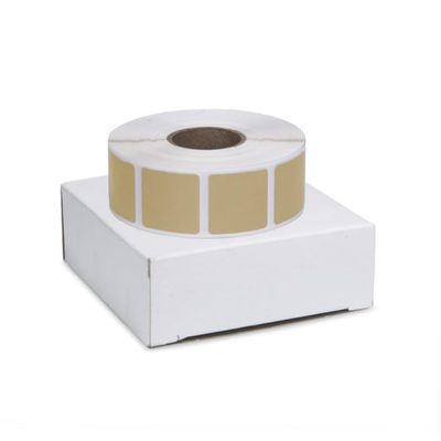 Roll of 1000 7/8 Square Target Pasters (Buff) - Includes Box Hunting Shooting Range Law Enforcement Training Cover Bullet Holes(7/8 Inch 1 Pack)