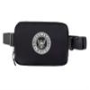 Unisex US Navy Mini Belt Bag with Adjustable Strap Small Waist Pouch for Workout Running And Traveling Hiking (Black) view 1