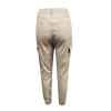 XUNRYAN Women's Hiking Cargo Pants Quick Dry Yoga Leggings Outdoor Camping Joggers with Zipper Pockets Workout Pants Khaki view 3