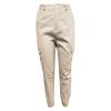 XUNRYAN Women's Hiking Cargo Pants Quick Dry Yoga Leggings Outdoor Camping Joggers with Zipper Pockets Workout Pants Khaki view 4