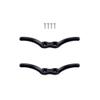 2 Pack Nylon Rope Cleat with Screws, 4" Rope Cleat Marine Rope Cleat for Fasten Rope Deck Boat Cleat Mooring for Boats, Marine, Deck Mooring Black view 4