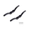 2 Pack Nylon Rope Cleat 4" Boat Dock Cleats Marine Rope Cleat for Fastening Rope Boat Yacht Docks Decks Kayaks Mini Tugboat Black view 1