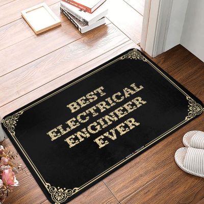 Outdoor Door Mat Large Best Electrical Engineer Ever Doormat Retro Rugs Indoor Mats for Front Door Entry (Color : Colour, Size : 50X80CM)