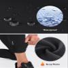 Pudolla Men's Thermal Running Tights with 3 Zipper Pockets Workout Compression Leggings Cycling Pants for Men Hiking Jogging(Black X-Small) view 4