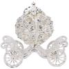 ANGGREK carriage jewelry box trinket boxes basket decorative hinged princess figurines collectibles christening gifts for girls money pumpkin crystal crab villain stuff gold crown view 1