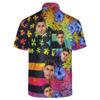 NELife Men's Custom Polo Shirts Design Your Own Short Sleeve Collar T-Shirt Print Personalized Golf Shirts for Men, S view 2