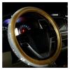 FUERU Car Steering Wheel Cover Set Car Steering Wheel Cover Fashion Rhinestone Breathable Sweat-Absorbing Exquisite Car Interior (Color : 6#) view 1