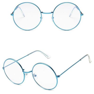 MUTYNE Fashion Women Glasses Frame Women Men Pink Eyeglasses Frame Vintage Round Clear Lens Glasses Optical Spectacle Frame,6,One size