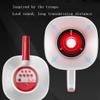 POCHY Handheld Megaphone 1312 Yard Range Megaphone Megaphones Built-in Siren Megaphone Speaker Lightweight Red Bullhorn Speaker view 2
