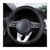 FUERU Car Steering Wheel Cover Set Car Steering Wheel Cover Breathable Leather Ice Silk Ultra-Thin Comfortable Car Interior Gift (Color : 2#) view 1