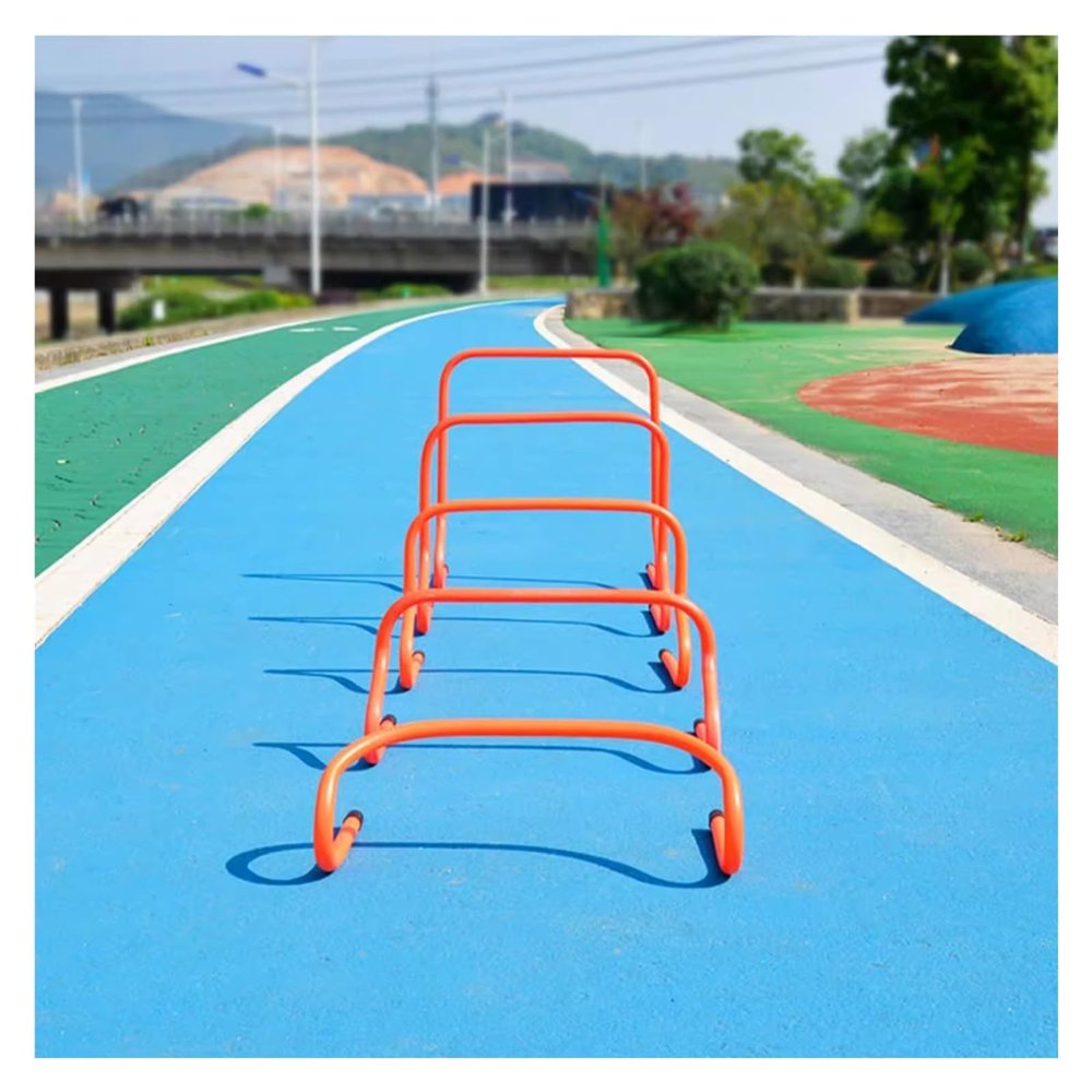 YXXSDP Outdoor Agility Hurdle Set, 6 9 12 16 20 Inch Tall Speed Training Hurdles/Track Hurdles, Track and Field Speed Training Equipment, for Practice Jumping Racing (Size : Height 23cm/9.1inch)