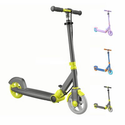 GLDDFDG Folding Scooter for Kids,Teens and Adults,Big Wheels Scooter for Kids 8+,Dual Brakes System,Height Adjustable,Lightweight,Non-Slip Deck,220LB Max Load,Great Gift and Toy,Black