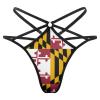 Flag of Maryland Soft Thongs for Women Sexy Underwear Bikini Panties for Ladies M view 4