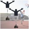 2 Pcs Basketball Defender Mannequin Obstacle Training Dummy, Height Adjustable Shooting Trainer for Children Adults, with Dribble Sticks & Water Injection Base ( Color : Height 130-255cm(51"-100") ) view 1