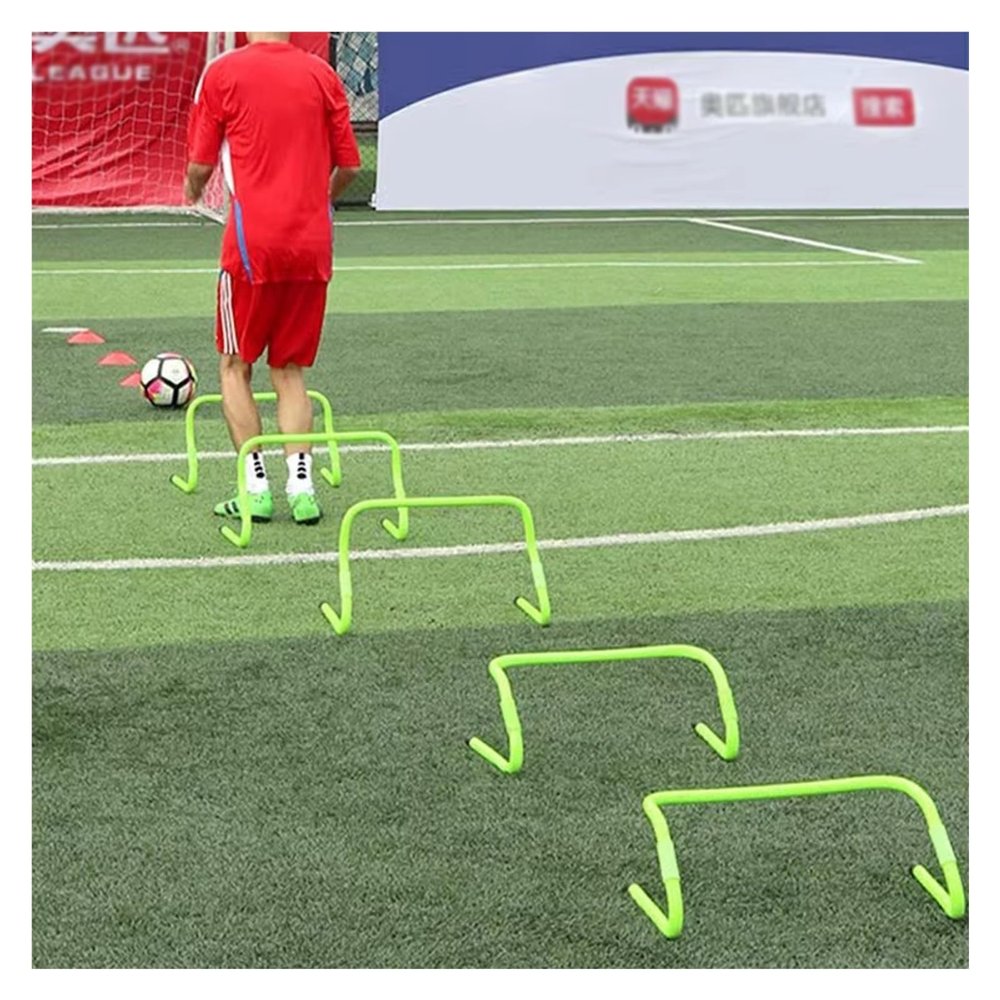 YXXSDP School Speed Training Hurdles, Compact Pro Agility Obstacle Train Set, Sports Practice Equipment for Fitness Group