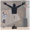 LXLZYXSF Defensive Mannequin for Shooting Dribbling Drills, Basketball Practice Dummy with Adjustable Arms & Water Injection Base & Telescopic Pole, Kids Adults (Color : Height 130-255cm(51-100in)) view 1